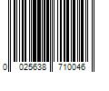 Barcode Image for UPC code 0025638710046