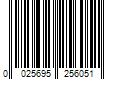 Barcode Image for UPC code 0025695256051