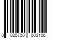 Barcode Image for UPC code 0025700003106