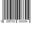 Barcode Image for UPC code 0025700003304