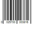 Barcode Image for UPC code 0025700003816