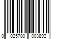 Barcode Image for UPC code 0025700003892