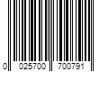 Barcode Image for UPC code 0025700700791