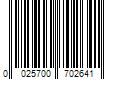 Barcode Image for UPC code 0025700702641