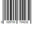 Barcode Image for UPC code 0025700704232. Product Name: Ziploc Gallon & Storage Quart Bags with New Stay Open Design (204 ct.)