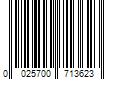 Barcode Image for UPC code 0025700713623