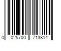 Barcode Image for UPC code 0025700713814