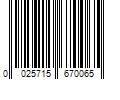 Barcode Image for UPC code 0025715670065