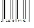 Barcode Image for UPC code 0025715671963