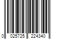 Barcode Image for UPC code 0025725224340