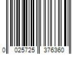 Barcode Image for UPC code 0025725376360