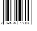 Barcode Image for UPC code 0025725477418