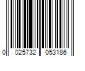 Barcode Image for UPC code 0025732053186