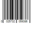 Barcode Image for UPC code 0025732059386