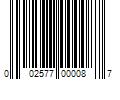 Barcode Image for UPC code 002577000087