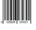 Barcode Image for UPC code 0025806034301