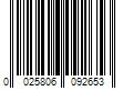 Barcode Image for UPC code 0025806092653