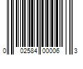 Barcode Image for UPC code 002584000063