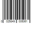 Barcode Image for UPC code 0025849005061