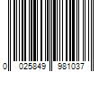 Barcode Image for UPC code 0025849981037