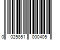 Barcode Image for UPC code 0025851000405