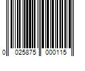 Barcode Image for UPC code 0025875000115