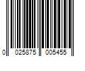 Barcode Image for UPC code 0025875005455