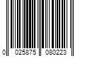 Barcode Image for UPC code 0025875080223