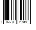 Barcode Image for UPC code 0025900203436