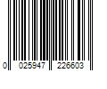 Barcode Image for UPC code 0025947226603