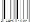 Barcode Image for UPC code 0025947417810