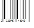 Barcode Image for UPC code 0025997433051