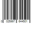 Barcode Image for UPC code 0025997644501