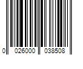 Barcode Image for UPC code 0026000038508