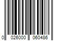 Barcode Image for UPC code 0026000060486