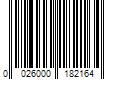 Barcode Image for UPC code 0026000182164