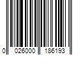 Barcode Image for UPC code 0026000186193