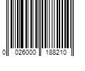 Barcode Image for UPC code 0026000188210