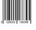 Barcode Image for UPC code 0026000188395