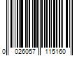 Barcode Image for UPC code 0026057115160