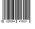 Barcode Image for UPC code 0026064416021