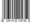 Barcode Image for UPC code 0026100005752