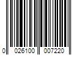 Barcode Image for UPC code 0026100007220