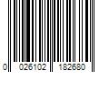 Barcode Image for UPC code 0026102182680