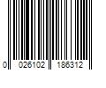 Barcode Image for UPC code 0026102186312