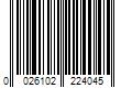 Barcode Image for UPC code 0026102224045