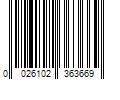 Barcode Image for UPC code 0026102363669