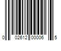 Barcode Image for UPC code 002612000065