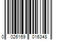 Barcode Image for UPC code 0026169016348