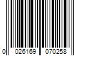 Barcode Image for UPC code 0026169070258